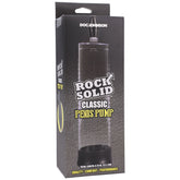 Rock Solid Classic (Black/Clear) – Silicone Sleeve Penis Pump Pumps